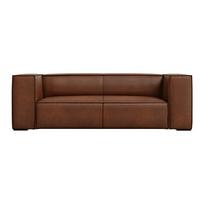 Konjako rudos spalvos odinė sofa 212 cm Madame - Windsor & Co Sofas