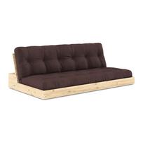 Sulankstoma sofa tamsiai rudos spalvos 196 cm Base – Karup Design