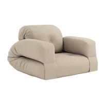Smėlio spalvos sulankstoma kėdė Karup Design Design OUT™ Hippo Beige