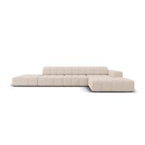 Kampinė sofa smėlio spalvos (su dešiniuoju kampu) Chicago – Cosmopolitan Design