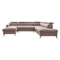 Sulankstoma kampinė sofa smėlio spalvos (su dešiniuoju kampu) Sweet Harmony – Miuform
