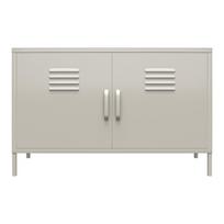 Iš metalo spintelė kreminės spalvos 100x64 cm Bradford – Støraa