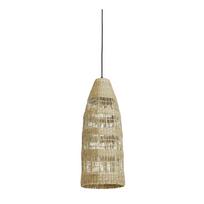 Kabantis šviestuvas natūralios spalvos ø 20 cm su jūržolės gaubtu Latika – Light & Living