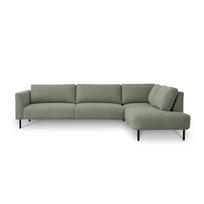 Kampinė sofa žalios spalvos (su dešiniuoju kampu) Hero – Scandic
