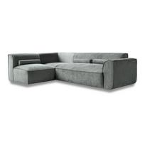 Kampinė sofa šviesiai žalios spalvos (su kairiuoju kampu) Flex Felix – Miuform