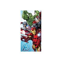 Iš medvilnės vaikiškas rankšluostis 70x140 cm Avengers "Light Blue" – Jerry Fabrics