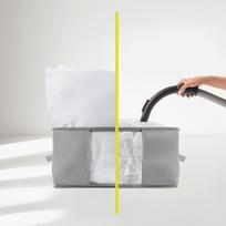 Vakuuminė iš plastiko spintos daiktadėžė 40x40x25 cm – Homéa