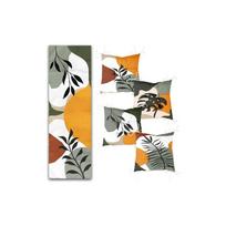 Stalo takelių ir kėdžių pagalvėlių rinkiniai 5 vnt. Illustrated Autumn – Mila Home