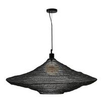 Juodos spalvos kabantis šviestuvas ø 87 cm Makai – Kave Home