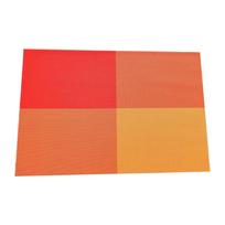 Oranžinis plastikinis padėkliukas 2 vnt. 30x45 cm Chess - JAHU collections