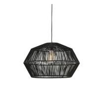 Matinės juodos spalvos lubinis šviestuvas ø 49 cm Deya - Light & Living