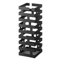 Juodas skėčių stovas YAMAZAKI Brick