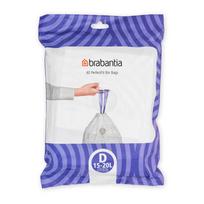 Šiukšlių maišai 40 vnt. 20 l PerfectFit D – Brabantia