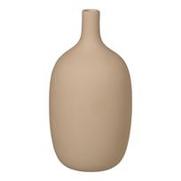 Smėlio spalvos keraminė vaza Blomus Nomad, aukštis 21 cm