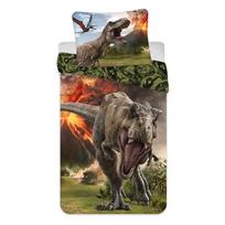 Iš medvilnės viengulė vaikiška patalynė 140x200 cm Jurassic World "Volcano" – Jerry Fabrics