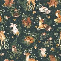 Vaikiški tapetai 10 m x 50 cm Forest Friends – Lilipinso