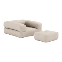 Išlankstomas krėslas Karup Design Cube Beige
