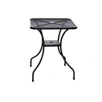 Iš metalo sodo valgomojo stalas 60x60 cm – Rojaplast