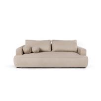 Iš boucle sulankstoma sofa smėlio spalvos 247 cm Quinoa – Bonami Selection