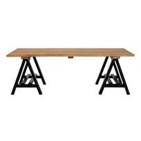 Kavos staliukas natūralios spalvos su pušies masyvo stalviršiu 80x140 cm Hampstead – Premier Housewares