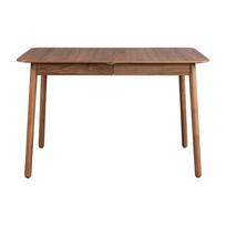 Prailginamas valgomojo stalas su riešutmedžio dekoro stalviršiu 80x120 cm Glimps – Zuiver