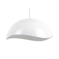 Kabantis šviestuvas baltos spalvos ø 50 cm su metaliniu gaubtu Waved – Leitmotiv