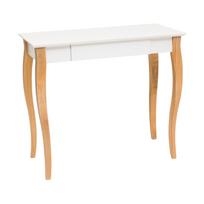 Baltas rašomasis stalas Ragaba Lillo, 85 cm ilgio