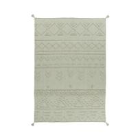 Skalbiamas/rankų darbo iš medvilnės kilimas šviesiai žalios spalvos 170x240 cm Tribu Olive – Lorena Canals