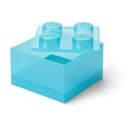 Šviesiai mėlynos spalvos iš plastiko vaikiška daiktadėžė 25x25x18 cm – LEGO®