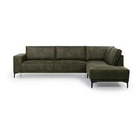 Iš dirbtinės odos kampinė sofa žalios spalvos (su dešiniuoju kampu) Copenhagen – Scandic