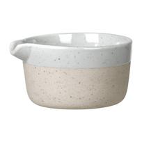 Šviesiai pilkos spalvos/smėlio spalvos iš keramikos pieno ąsotis 150 ml Sablo – Blomus