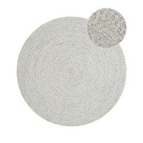 Baltas/smėlio spalvos apvalus lauko kilimas ø 150 cm - NORTHRUGS