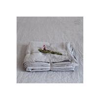 Iš lino paklodė šviesiai pilkos spalvos 180x260 cm Light Grey – Linen Tales