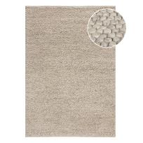 Rankų darbo iš vilnos mišinio kilimas šviesiai pilkos spalvos 120x170 cm Minerals – Flair Rugs