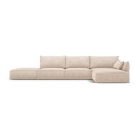 Smėlio spalvos kampinė sofa (dešinysis kampas) Vanda - Mazzini Sofas