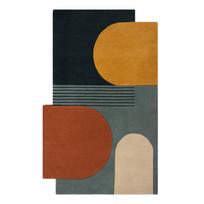 Rankų darbo iš vilnos kilimas 200x290 cm Lozenge – Flair Rugs
