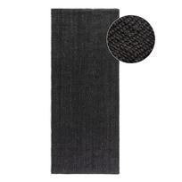 Kilimas iš džiuto juodos spalvos 80x200 cm Bouclé – Hanse Home