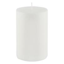 Balta žvakė Ego Dekor Cylinder Pure, degimo trukmė 83 val.