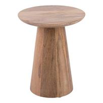 Iš mango masyvo apvalios formos šoninis stalas ø 30 cm Force – Leitmotiv