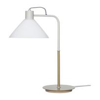 Stalinis šviestuvas baltos spalvos (aukštis 44 cm) su stiklo gaubtu Spot – Hübsch