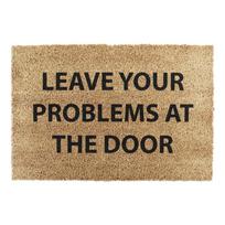 Iš kokoso pluošto grindų kilimėlis 40x60 cm No Problems – Artsy Doormats