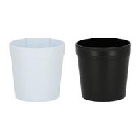 Iš plastiko pakabinami ir sieniniai vazonai 2 vnt. ø 10 cm – Esschert Design