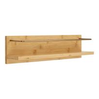 Iš bambuko sieninė lentyna natūralios spalvos 45 cm Ember – House Nordic