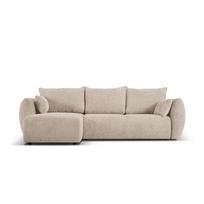 Kampinė sofa smėlio spalvos (su kairiuoju kampu) Matera – Cosmopolitan Design