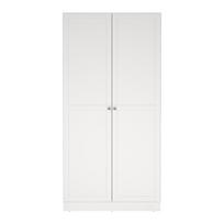 Baltos spalvos drabužių spinta 99x200x62 cm Billund – Tvilum