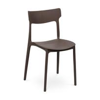 Rudos spalvos plastikinė sodo kėdė Biá – Bonami Essentials