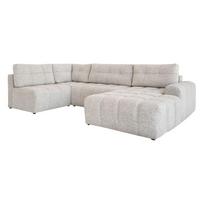 Smėlio spalvos sulankstoma/su sandėliavimo vieta modulinė kampinė sofa (su kairiuoju kampu) Lulu – Miuform
