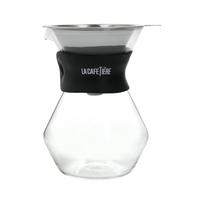 0,4 l talpos karafa iš borosilikatinio stiklo su nerūdijančio plieno filtru La Cafetiere - Kitchen Craft