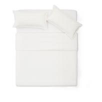 Iš medvilninio perkelio dvigulė/itin ilga patalynė kreminės spalvos 240x220 cm Sifinia – Kave Home
