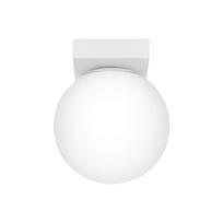 Lubinis šviestuvas baltos spalvos ø 12 cm su stiklo gaubtu Umerta – Sollux